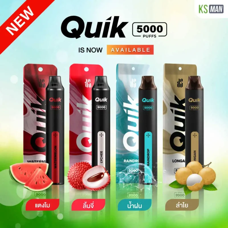 4 ks quik 5000 puff new product