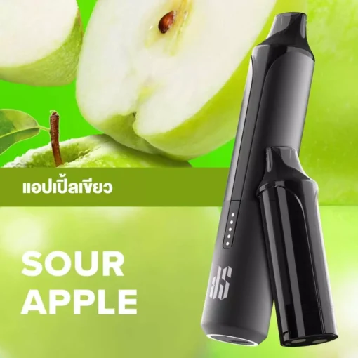 Ks Quik Pro 15000 Puff Sour Apple starter Kit